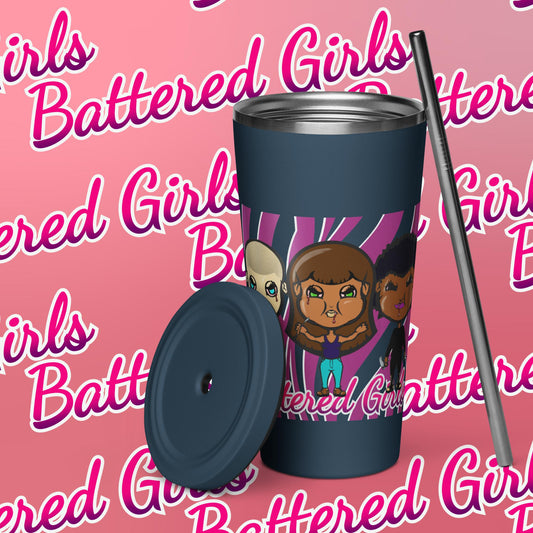 Battered Girls by TheLowestoftheLows Insulated Tumbler